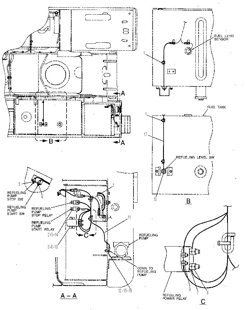 WIRING GP-REFUELING PUMP 1160167 CAT