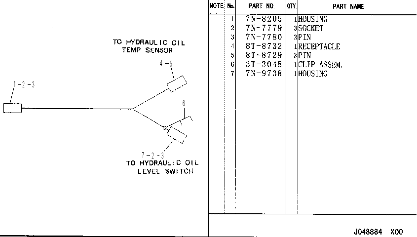 Жгут проводов 9U2771 CAT