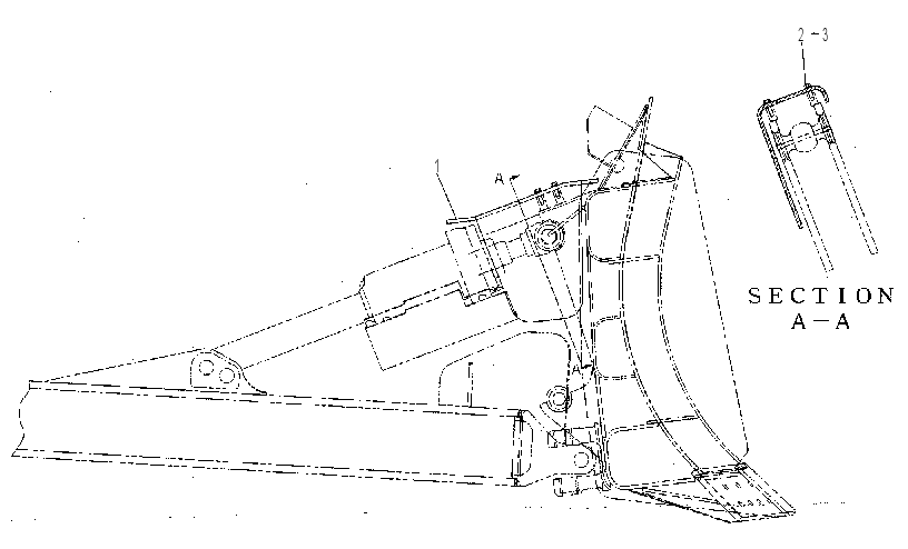 TILT CYLINDER GUARD 4Y8450 CAT