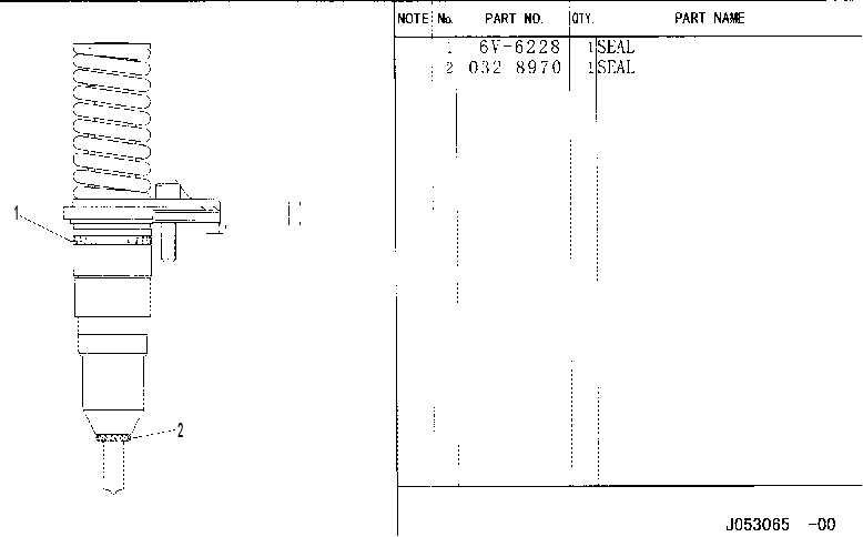 FUEL INJECTOR 1077733 CAT