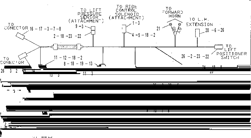 Жгут проводов 4Y8527 CAT
