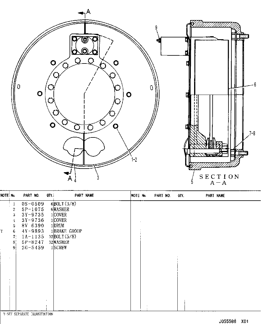 SERVICE BRAKE 1162424 CAT