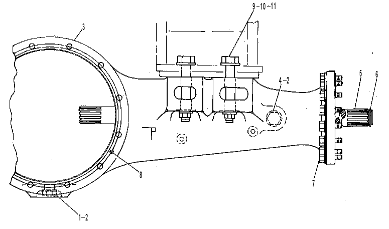 FIXED AXLE 1034033 CAT