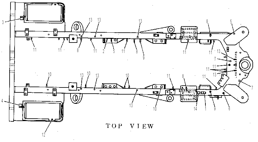 ENGINE END FRAME ASSEMBLY 1233880 CAT