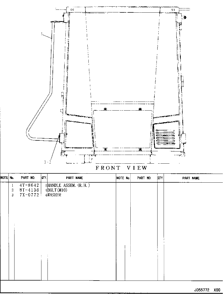 ASSIST HANDLE 4Y9960 CAT