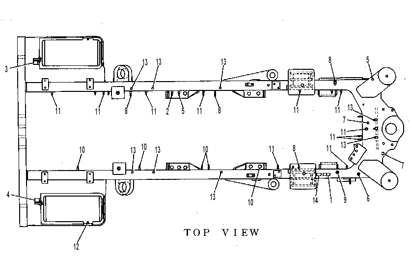 REAR FRAME ASSEMBLY 1251635 CAT