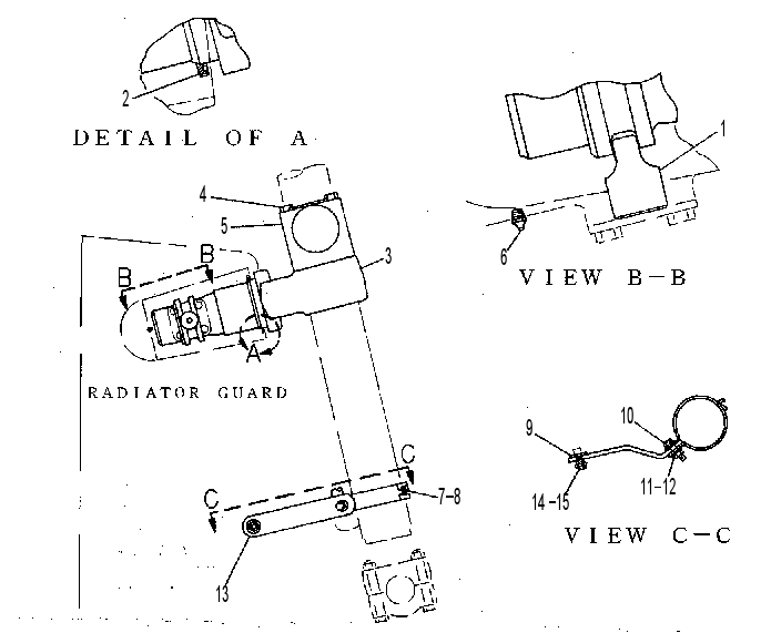 CYLINDER MOUNTING 4Y7636 CAT