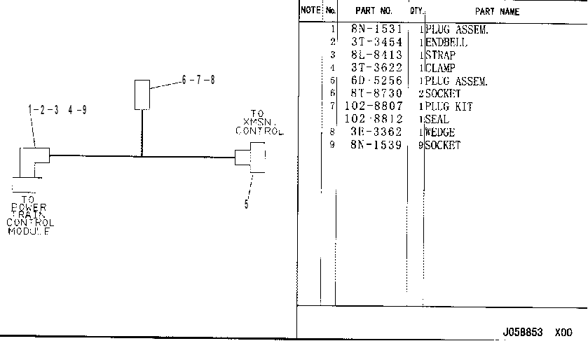 HARNESS ASSEMBLY-TRANSMISSION 1311547 CAT
