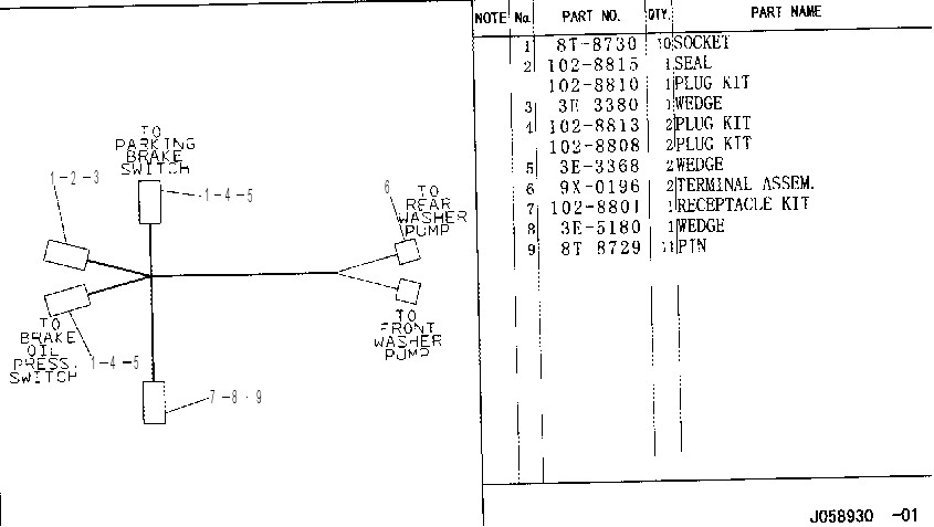 HARNESS ASSEMBLY-BRAKE MODULE 1177560 CAT