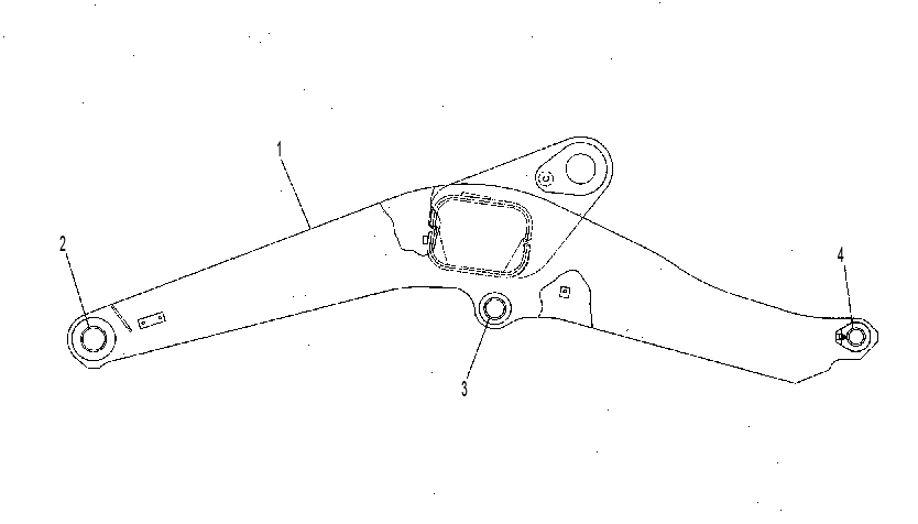 LIFT ARM ASSEMBLY 1302407 CAT
