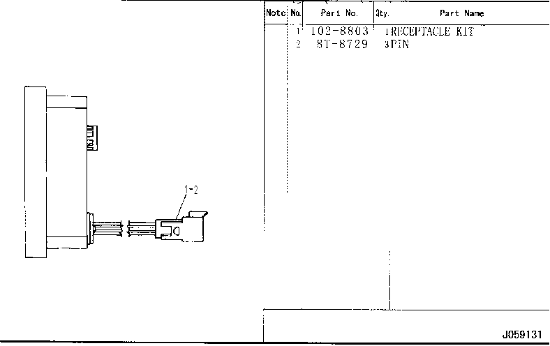 ELECTRONIC CONTROL GROUP 1290419 CAT