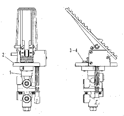 FOOT BRAKE CONTROL 1203934 CAT