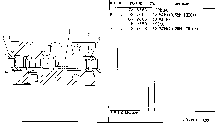 SELECTOR AND PRESSURE CONTROL VALVE GROUP 1375698 CAT