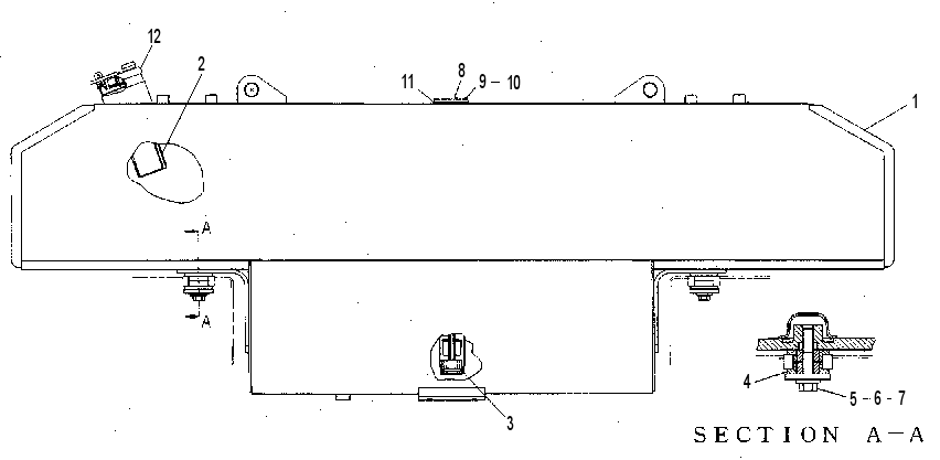FUEL TANK 1368973 CAT