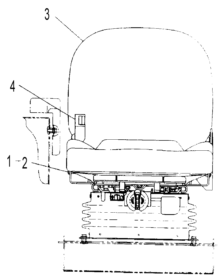 Сиденье 1416643 CAT