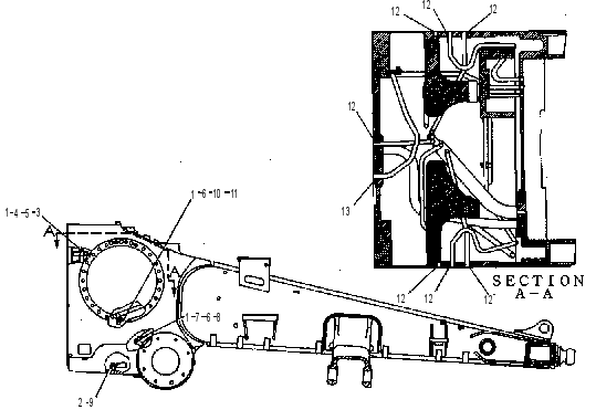 FRAME AND CASE ASSEMBLY 1102407 CAT