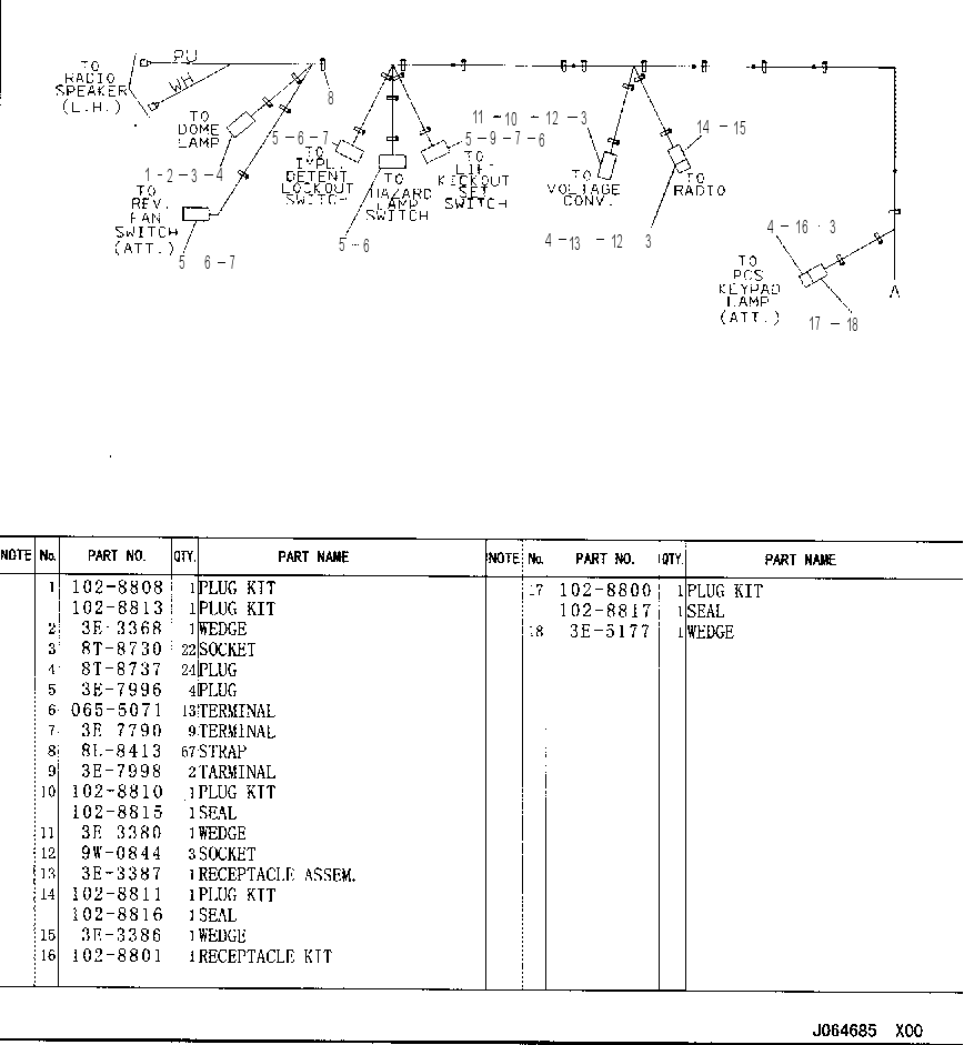 HARNESS ASSEMBLY-UPPER 1424231 CAT
