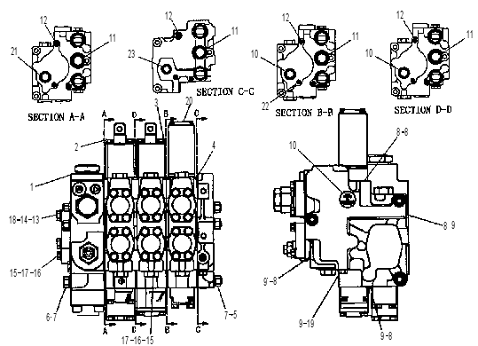 UNIT TEST VALVE GROUP-3VALVE 1496081 CAT