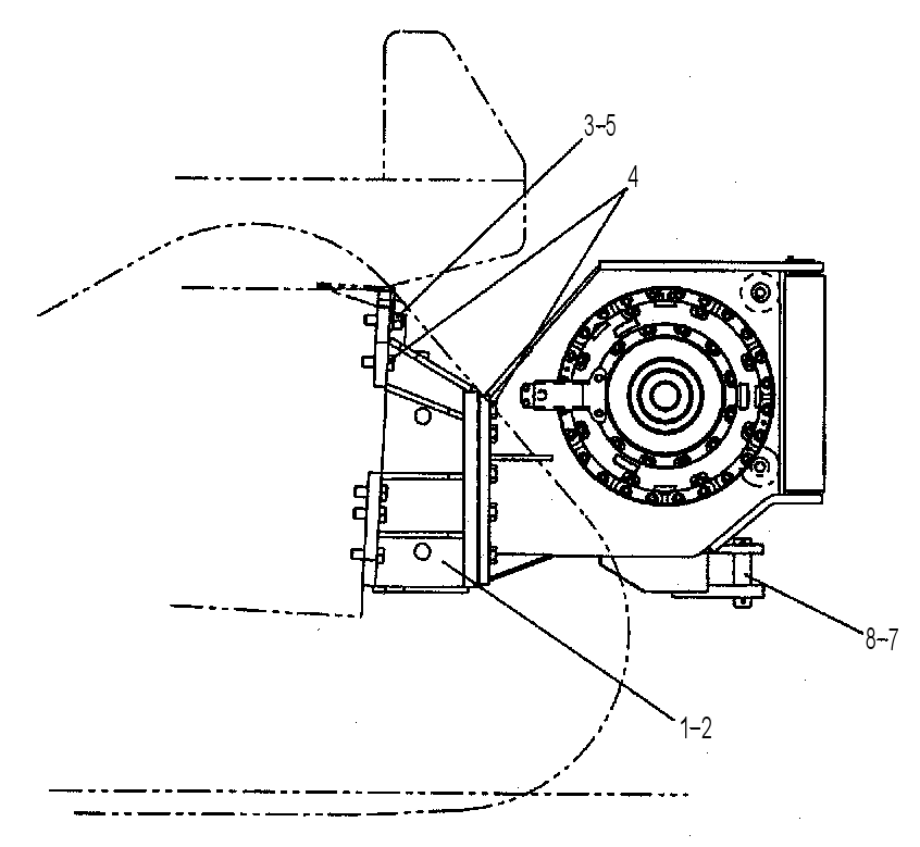 WINCH MOUNTING GROUP 1528370 CAT