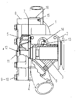WATER PUMP GROUP 1318238 CAT