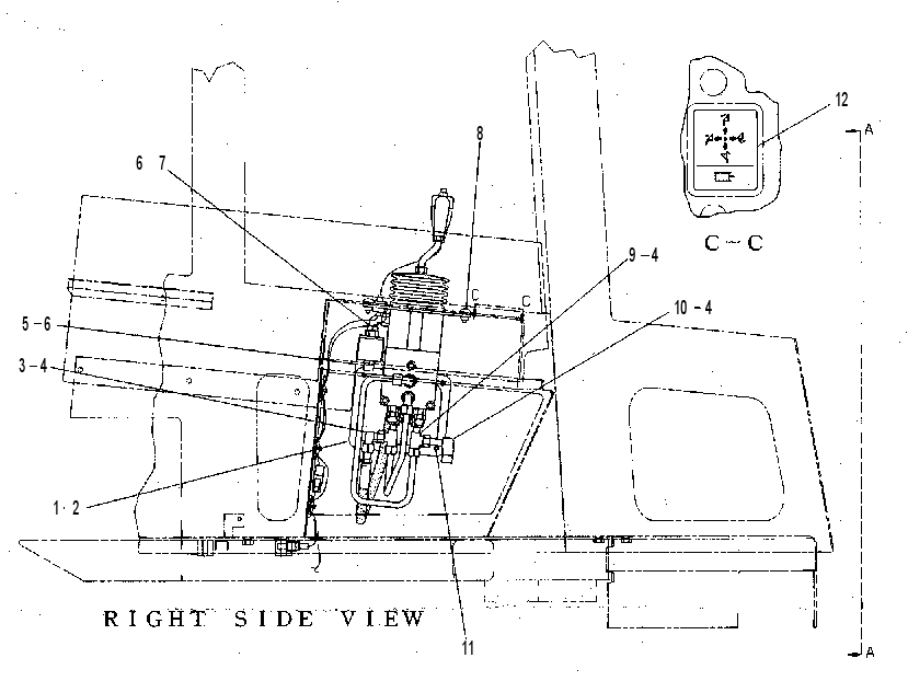 PILOT OPERATED HYDRAULIC CONTROL 4Y9890 CAT