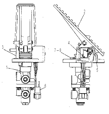 FOOT BRAKE CONTROL GROUP 1395349 CAT