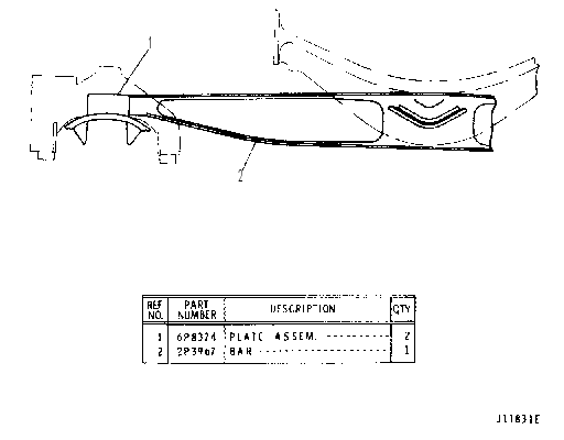 EQUALIZER BAR 6P6635 CAT