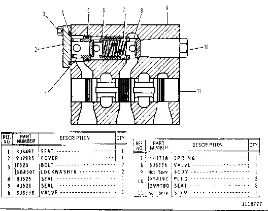 VALVE GROUP 9J2917 CAT