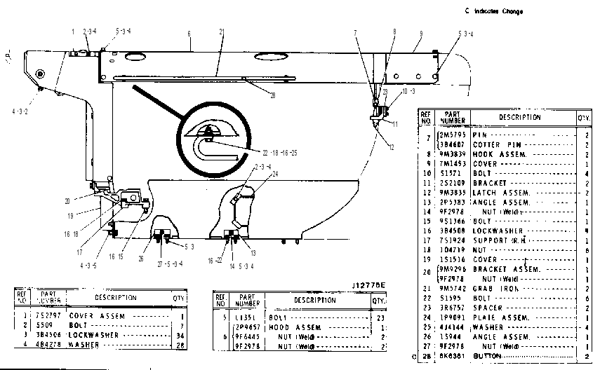 HOOD AND DASH 5A6162 CAT