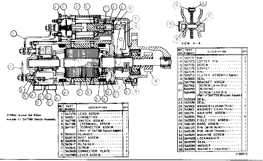 Мотор в сборе 5A6522 CAT