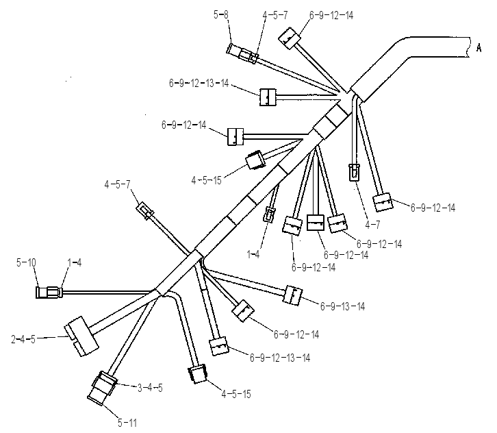 HARNESS ASSEMBLY-MAIN CAB 2355504 CAT