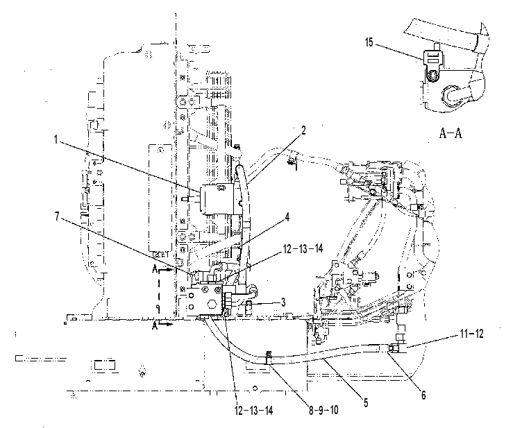 AUTO REVERSING FAN CONTROL LINES GROUP 2503381 CAT