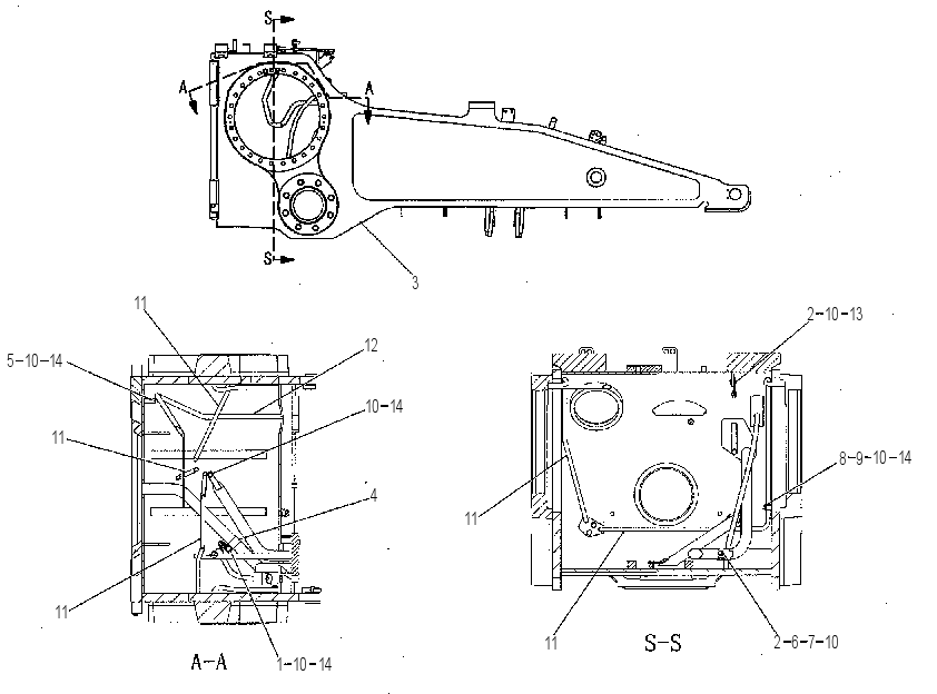 FRAME AND CASE GP 2277480 CAT