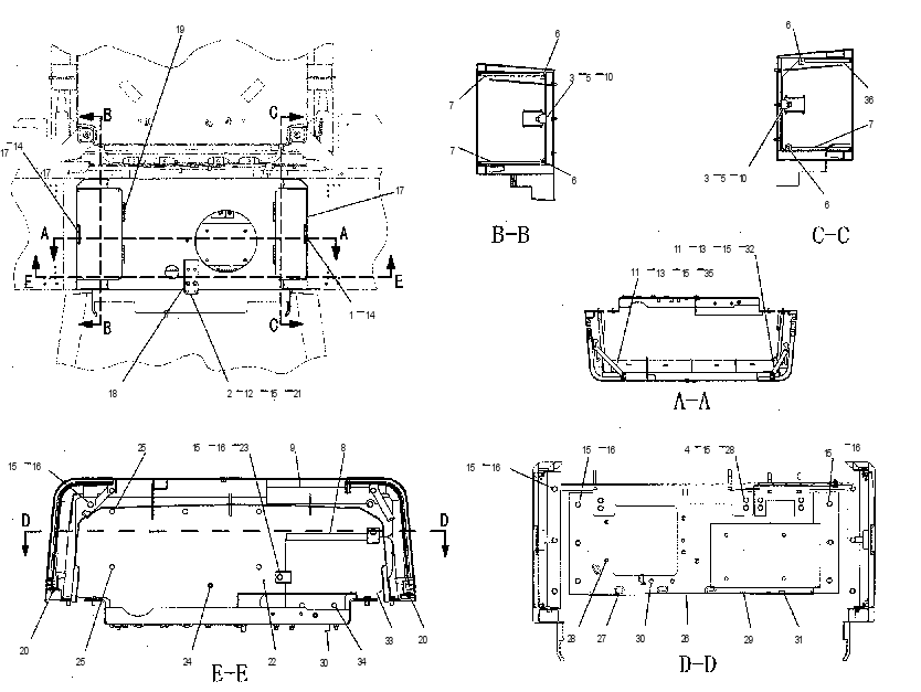 AIR INLET SUPPORT GROUP 2925678 CAT