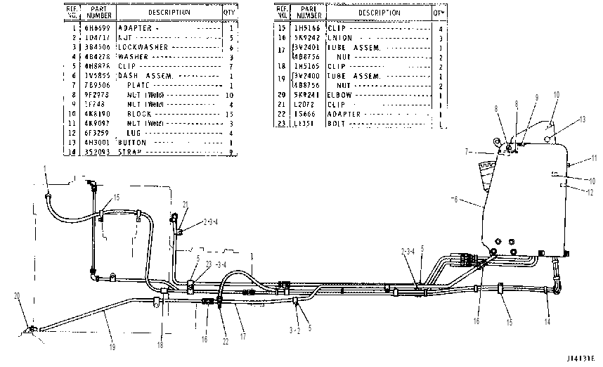 GAUGES AND DASH 4V2222 CAT