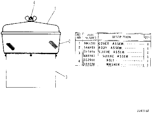 PRECLEANER ASSEMBLY 3Y5655 CAT