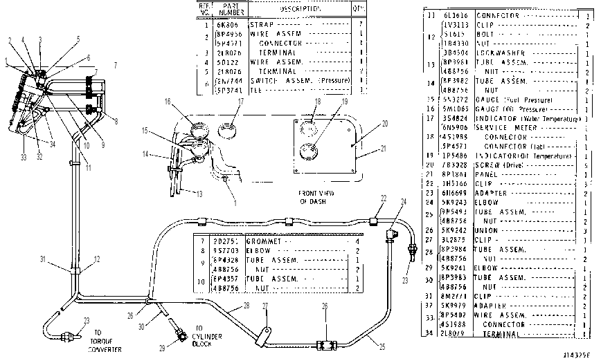 GAUGES 9P5496 CAT
