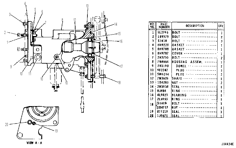 ACCESSORY DRIVE 7N3889 CAT
