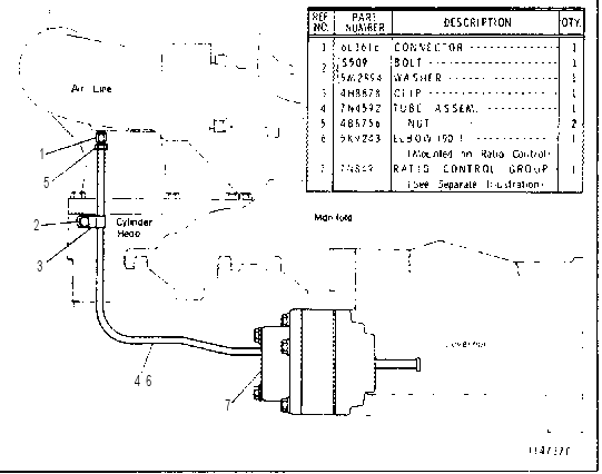FUEL RATIO CONTROL 7N4562 CAT