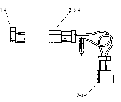 HARNESS AS-CRANK 1212844 CAT