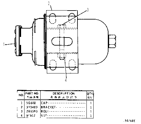 TANK GP 6S9621 CAT