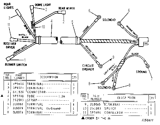 Жгут проводов 8P6128 CAT