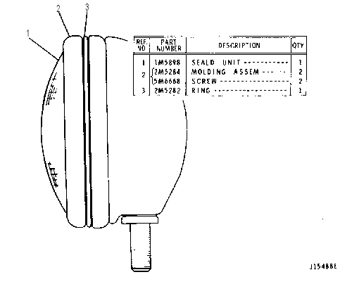 FLOOD LAMP ASSEMBLY 4K8033 CAT