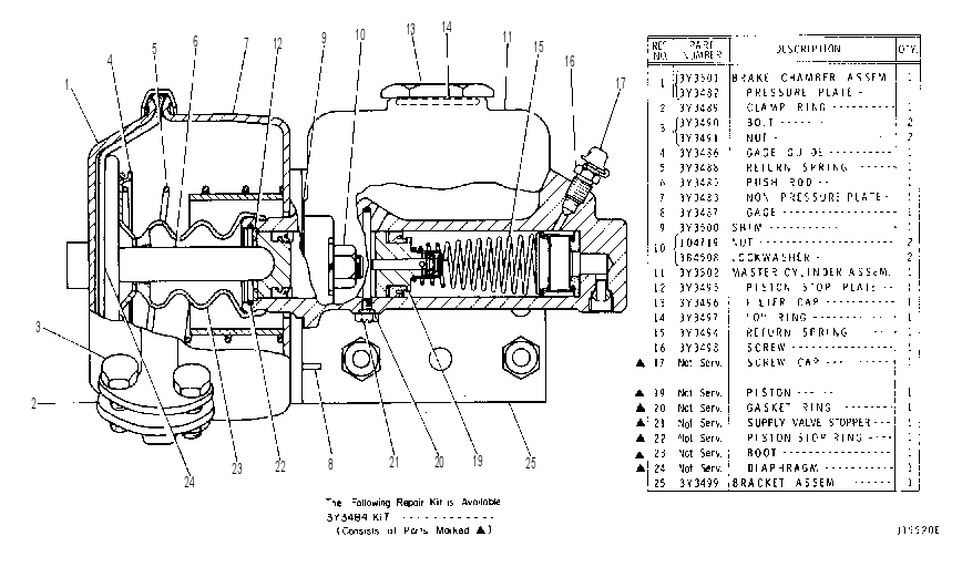 CYLINDER GP-AIR OVER HYD 2V2672 CAT