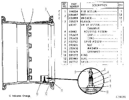 RIM GP 1V7445 CAT