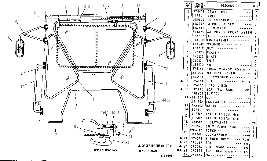 CAB EQUIPMENT 3Y6169 CAT