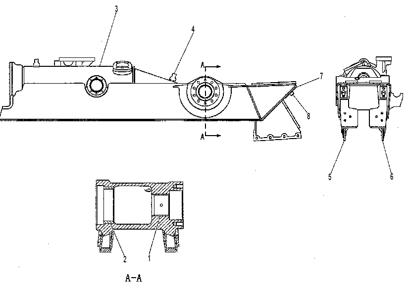 FRAME ASSEMBLY-LH 2261335 CAT