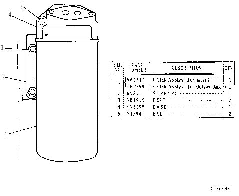 FUEL FILTER 7N4948 CAT