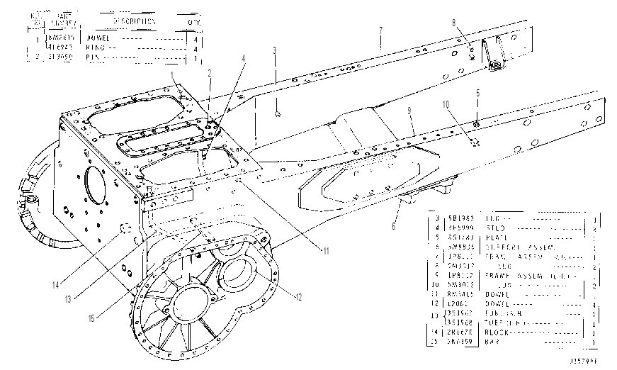 CASE & FRAME AS 8P4176 CAT