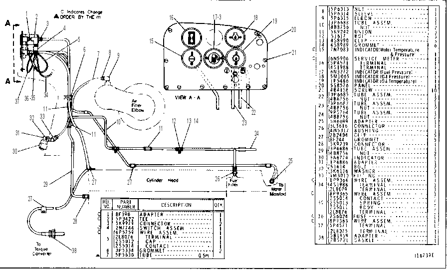 GAUGES 9P5240 CAT